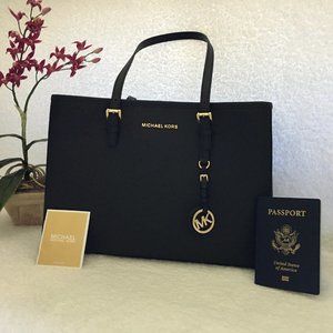 MICHAEL Michael Kors Jet Set Saffiano Large Tote